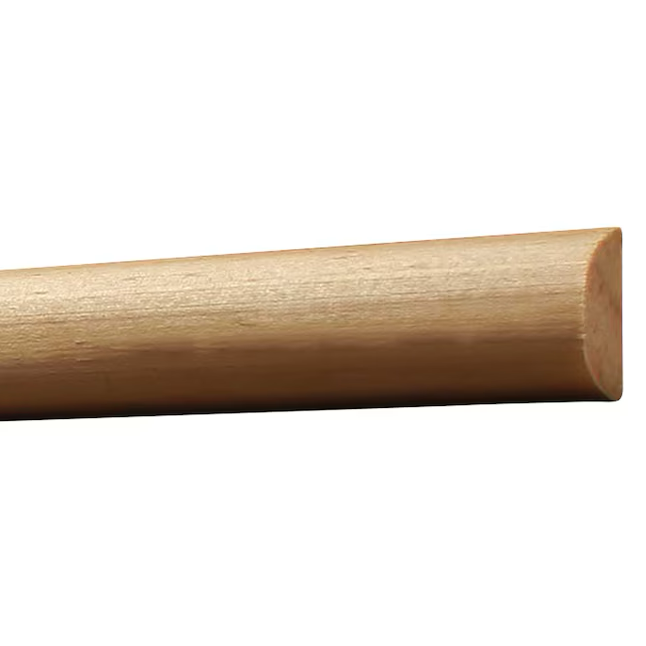 RELIABILT 3/8-in x 11/16-in x 8-ft Unfinished Pine Half Round Moulding