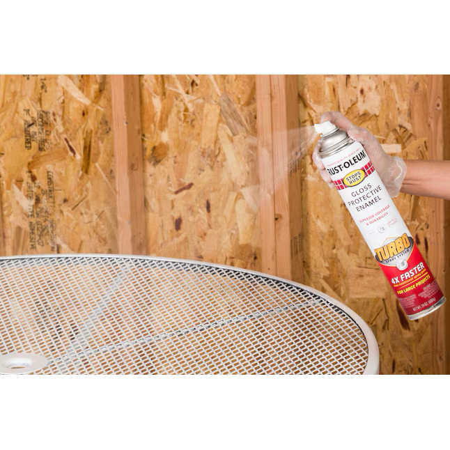 Rust-Oleum Stops Rust Turbo Gloss White Spray Paint (NET WT. 24-oz)