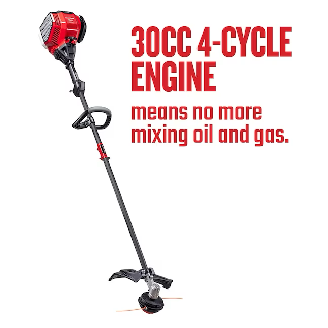 CRAFTSMAN WS4200 Recortadora de hilo a gas, con capacidad para accesorio de eje recto, 30 cc, 4 ciclos y 17 pulgadas