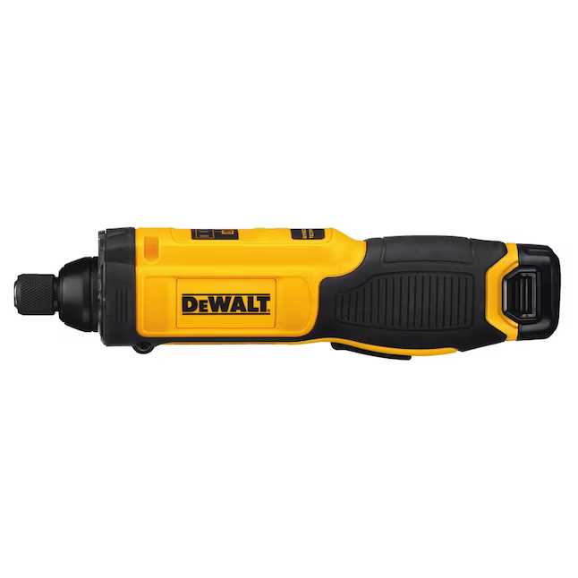 Destornillador inalámbrico DEWALT de 8 voltios y 1/4 de pulgada (1 batería incluida y cargador incluido)