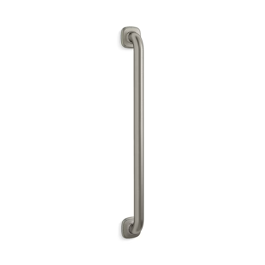 KOHLER Cardale 24-in Brushed Nickel Wall Mount ADA Compliant Grab Bar (500-lb Weight Capacity)