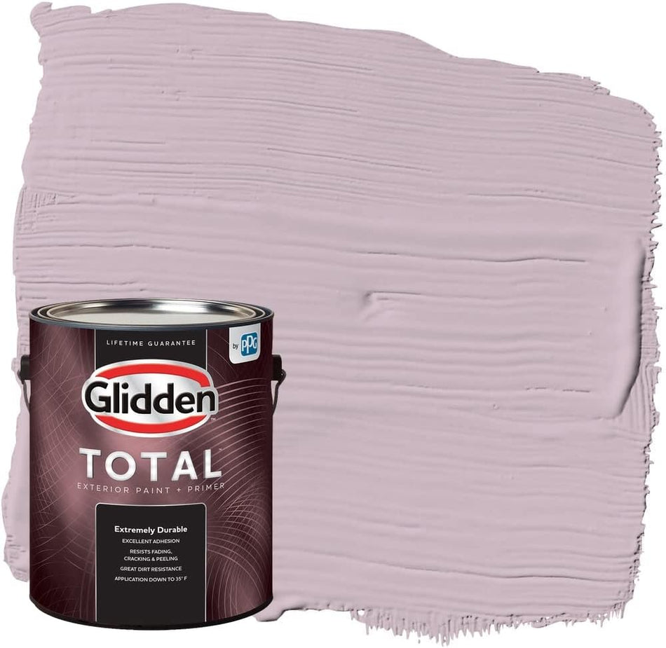 Glidden Total Exterior Paint &amp; Primer semibrillante, High Society