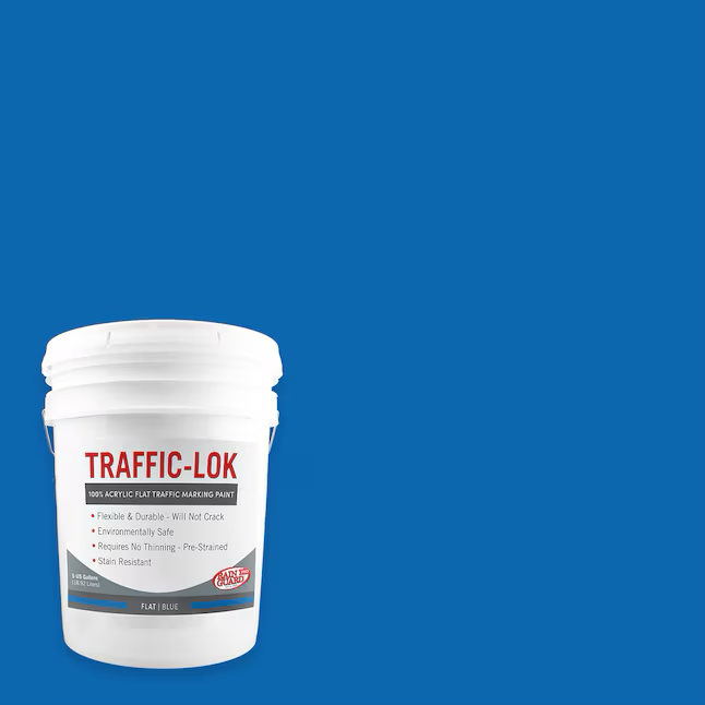 RainguardPro Traffic-Lok Blue/Flat Acrylic Striping Paint