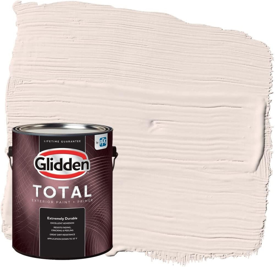 Pintura e imprimador para exteriores Glidden Total semibrillante, táctil 