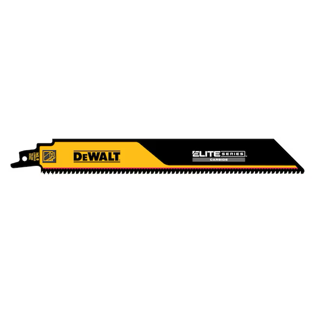 DEWALT Elite 9-in 8 Tpi Thick Metal Cutting Reciprocating Saw Blade