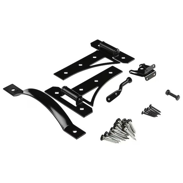 Kit de puerta negra de 10-1/2 pulgadas de National Hardware