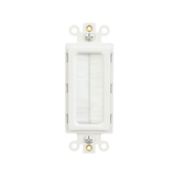 Eaton 1-Gang White Thermoplastic Indoor Wall Plate