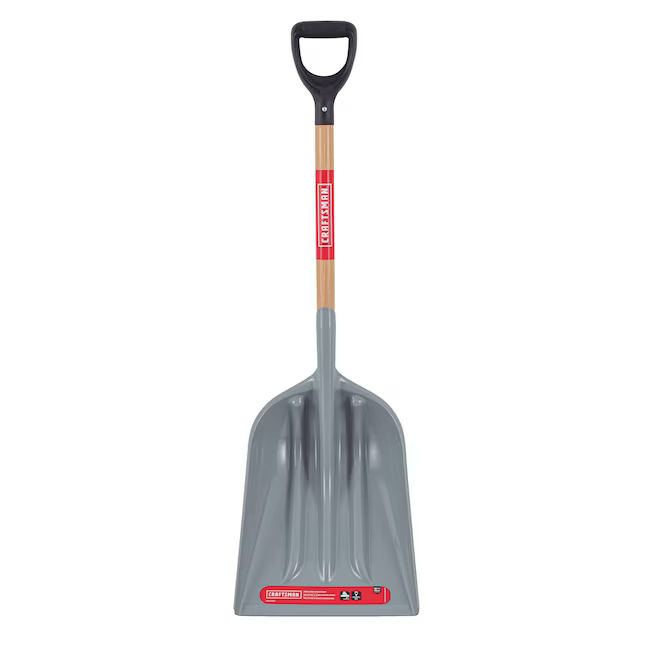 CRAFTSMAN 27-in Wood D-Handle Scoop