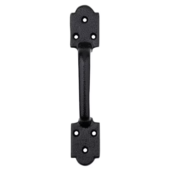 National Hardware 8-1/2-in Black Gate Pull