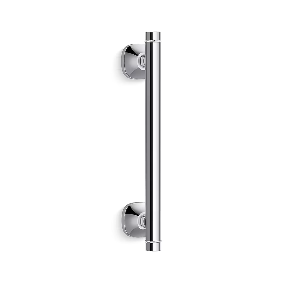 KOHLER Ealing 9-in Polished Chrome Wall Mount Grab Bar (300-lb Weight Capacity)