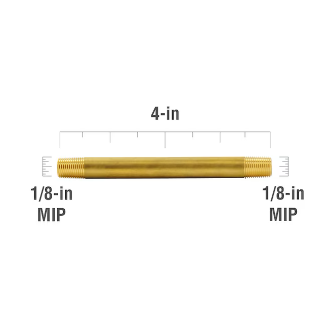 Proline Series 1/8-in x 1/8-in Threaded Male Adapter Nipple Fitting