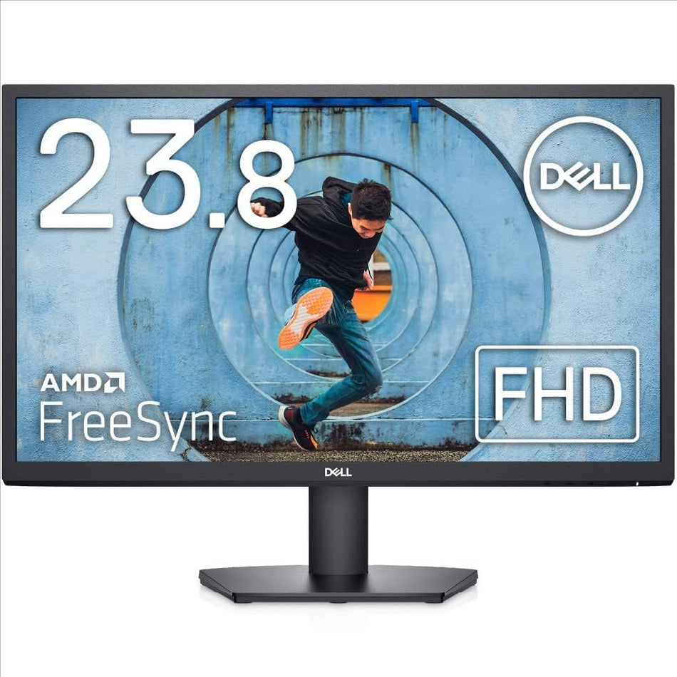 Dell SE2422HX Monitor - 24 Zoll FHD Anti-Glare-Bildschirm mit 3H-Härte - Schwarz