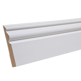 RELIABILT 15/32-in x 3-7/16-in x 12-ft Contemporary Primed MDF 3203 Baseboard Moulding