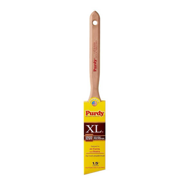 Purdy XL 1-1/2-in Reusable Nylon- Polyester Blend Angle Paint Brush (Trim Brush)