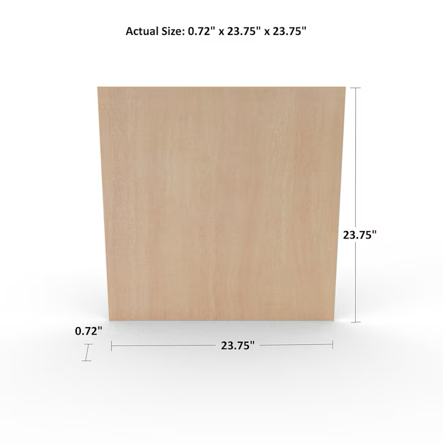 3/4-in x 2-ft x 2-ft Lauan Sanded Plywood