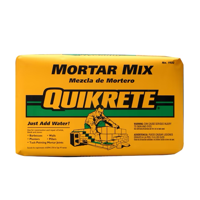 Mezcla de mortero tipo N gris Quikrete de 80 lb