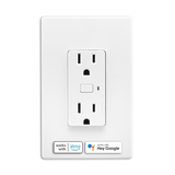 Eaton Wi-Fi Smart 15-Amp 125-volt Tamper Resistant Residential Decorator Smart Outlet, White