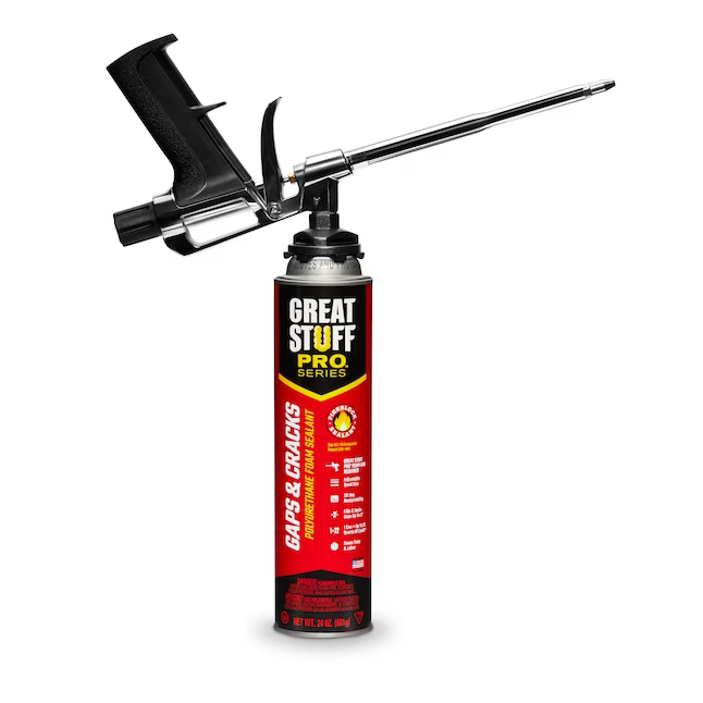 GREAT STUFF PRO Gaps and Cracks 24-oz Spray Gun Indoor/Outdoor Spray Foam Insulation