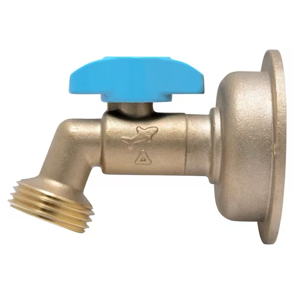 SharkBite 1/2 in. x 3/4 in. Brass Push-to-Connect MHT Quarter-Turn Hose Bibb