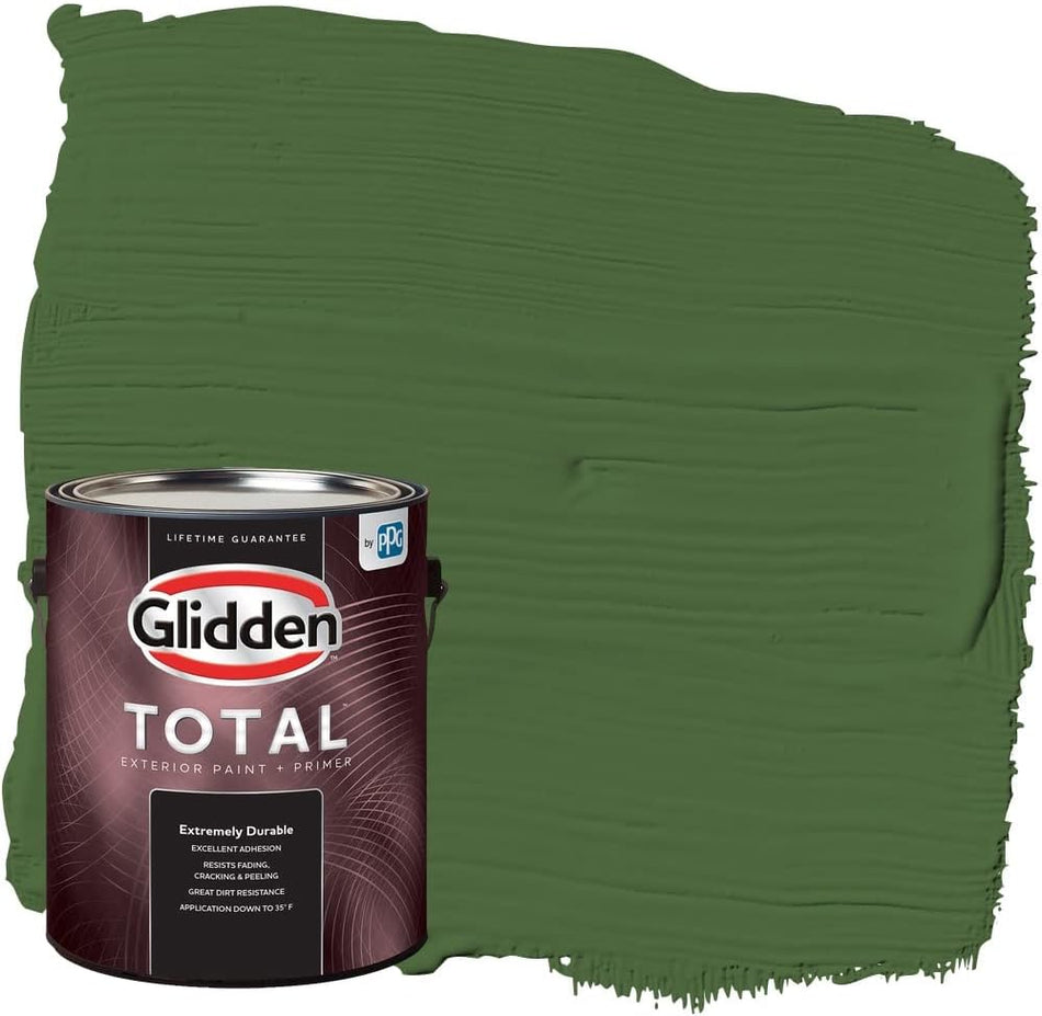 Glidden Total Außenfarbe und Grundierung, seidenmatt, Bergwald