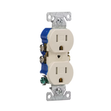 Eaton 15-Amp 125-volt Tamper Resistant Residential Duplex Outlet, Light Almond (10-Pack)