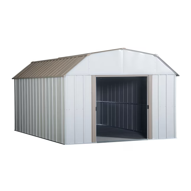 Arrow 10-ft x 14-ft Lexington Galvanized Steel Storage Shed