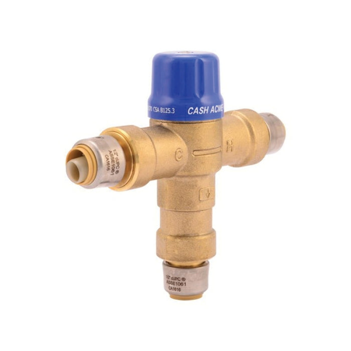 SharkBite 1/2 in. CPVC Brass Heat Guard 110-D Thermostatic Mixing Valve