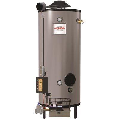 Rheem Comercial Universal Heavy Duty 100 Gal. Calentador de agua con tanque de gas natural de bajo NOx (LN) de 199.9K BTU