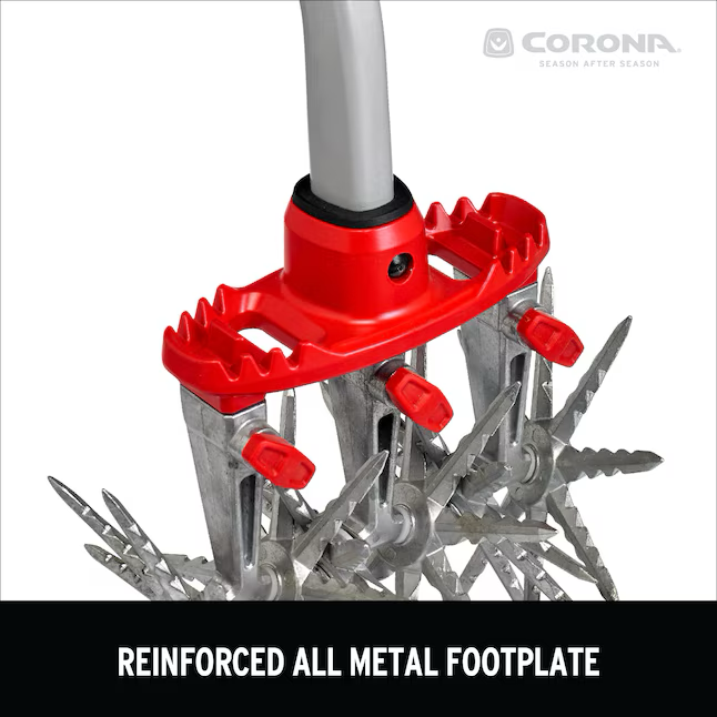 Corona Comfortgel Disccultivator Rotating 3-Tine Long-handle Cultivator