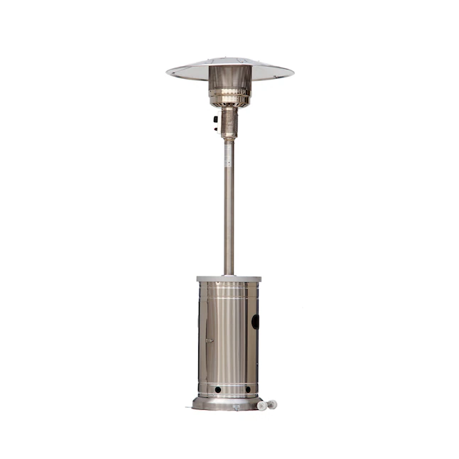 Style Selections 48000-BTU Acero inoxidable Calentador de suelo de propano líquido para patio de acero inoxidable