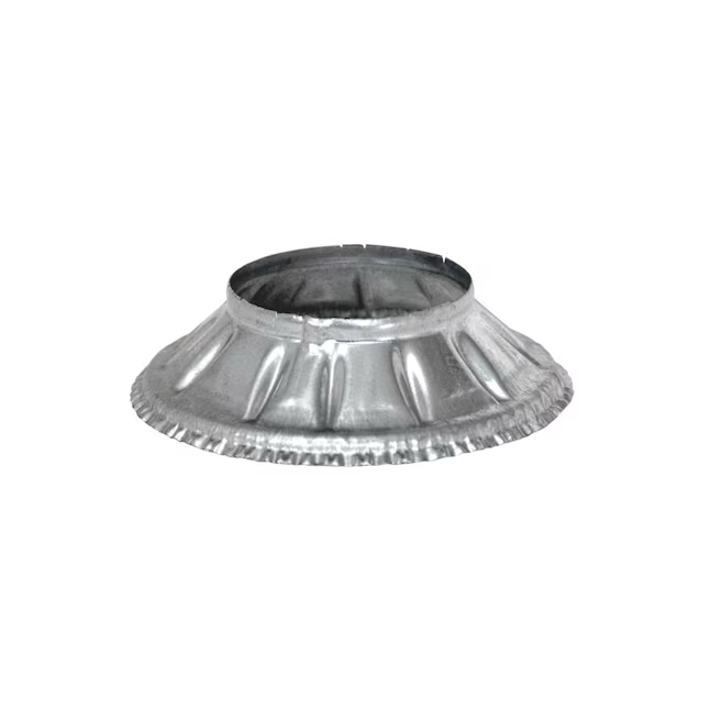 Selkirk 26 Gauge Galvanized Steel Round Storm Duct Starting Collar