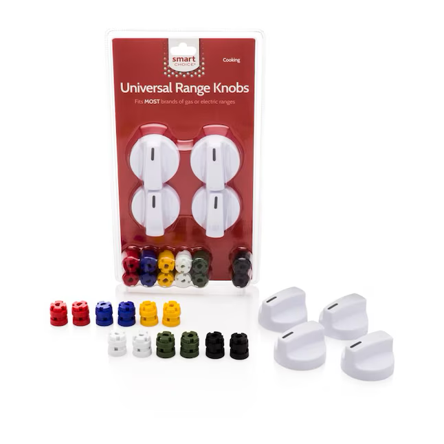 Smart Choice Universal Gas and Electric Range Knob Kit (White)