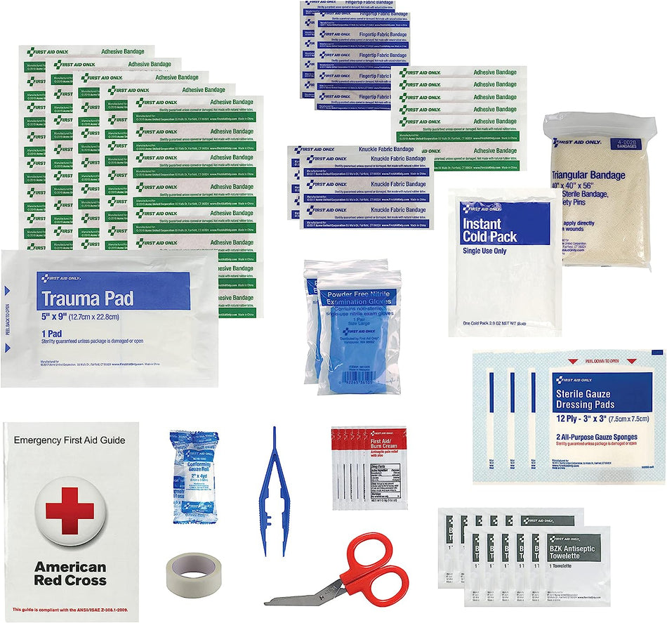 First Aid Only 178 Piece Contractor's First Aid Kit (9302-25M)