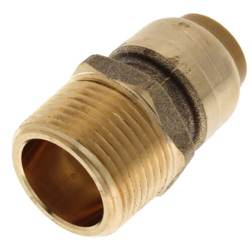 SharkBite 1/2 in. x 3/4 in. MNPT Brass Push Male Adapter