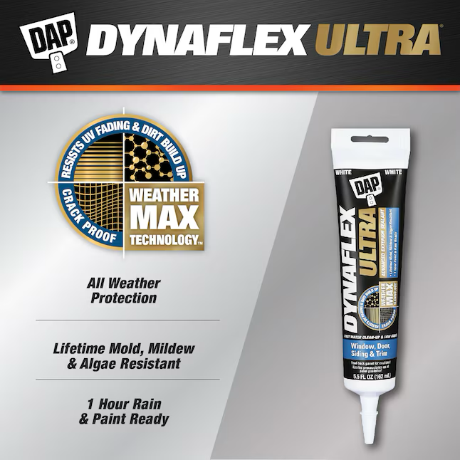 Masilla de látex blanca para pintar DAP DYNAFLEX ULTRA de 5.5 oz