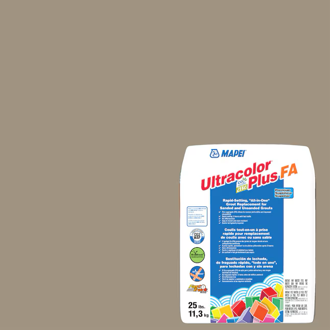 Lechada todo en uno MAPEI Ultracolor Plus FA Driftwood n.° 5105 (25 lb)