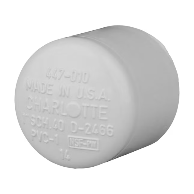 Charlotte Pipe 1-in Schedule 40 PVC Socket Cap