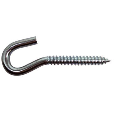 Open Eye Hook Screw - (1/4" x 3-3/8")