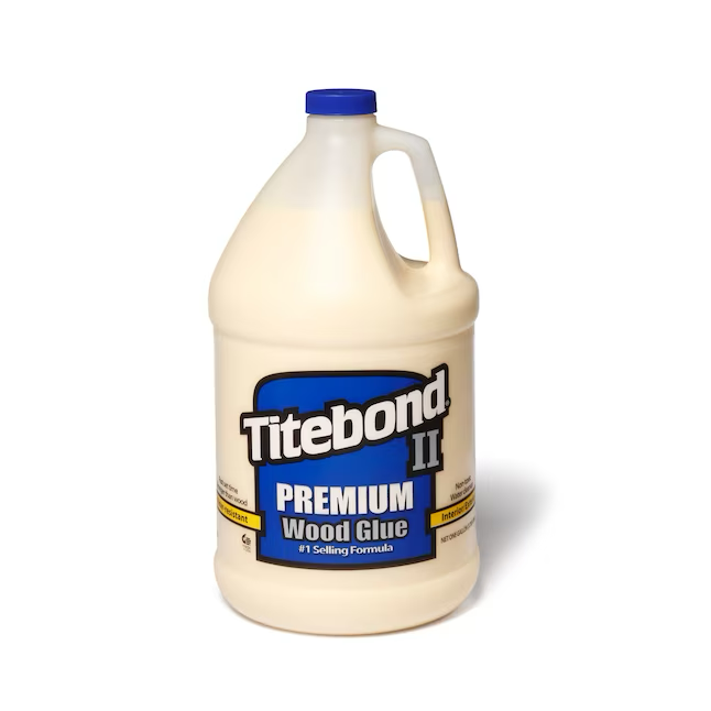 Titebond II Premium Pegamento para madera amarillo, adhesivo para madera interior/exterior (128 onzas líquidas)