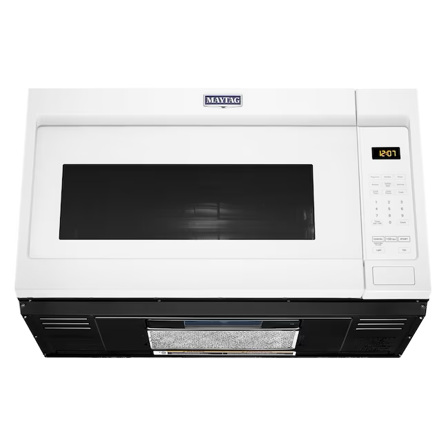 Maytag 1.7-cu ft 1000-Watt Over-the-Range Microwave (White)