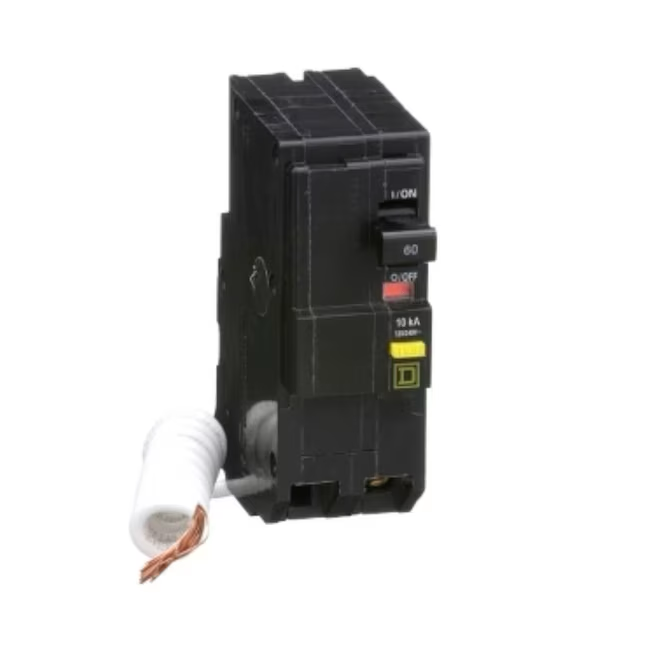 Square D QO 60-Amp 2-Pole GFCI Circuit Breaker