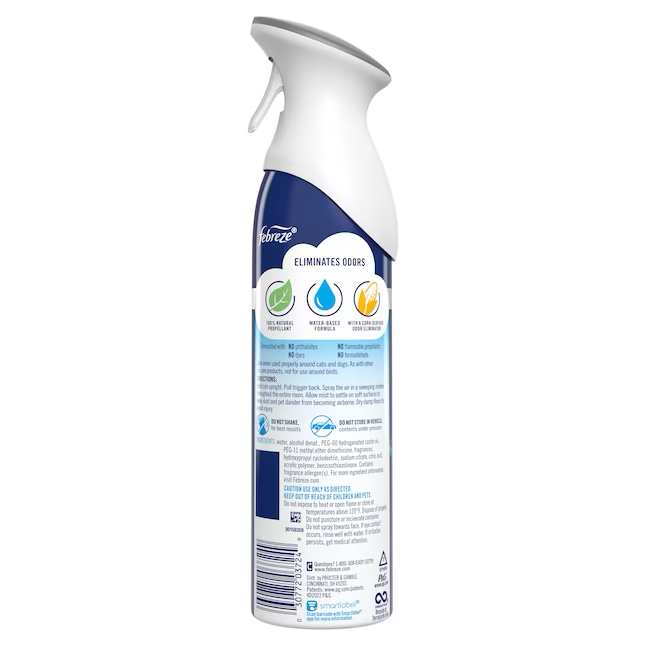 Febreze Air Hygienic Clean Ambientador con dispensador Clean Splash de 8.8 oz