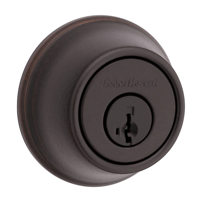 Kwikset Series 660 Venetian Bronze Single Cylinder Deadbolt with SmartKey