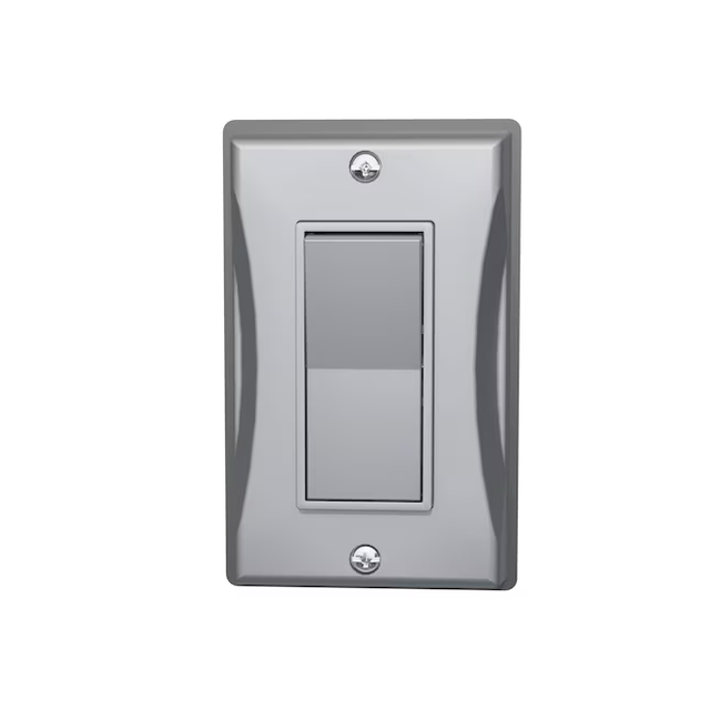 Hubbell Bell 1-Gang Rectangle Gray Plastic Weatherproof Electrical Box Cover