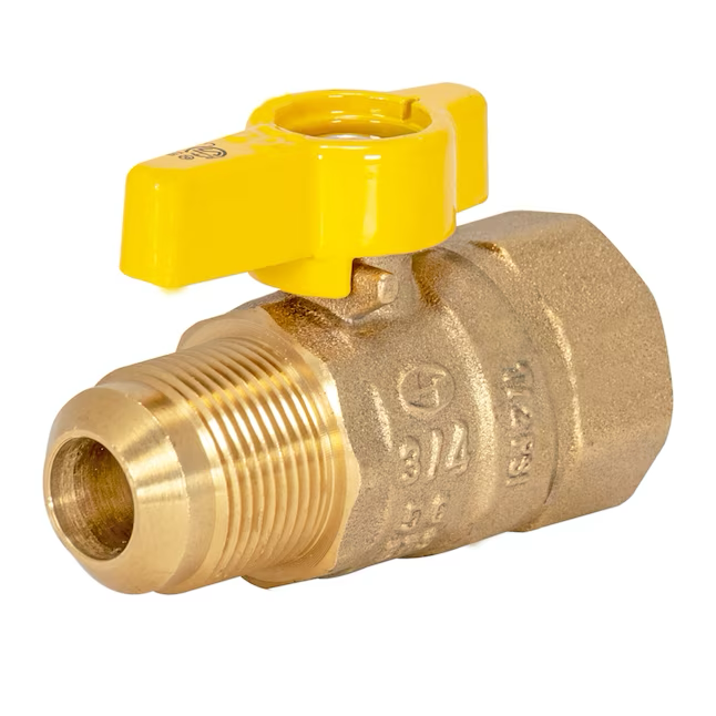 Eastman 3/4-in Flare Brass Ball Valve