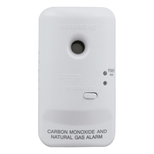 Plug-In 2-in-1 Carbon Monoxide and Natural Gas Smart Alarm with Battery Backup