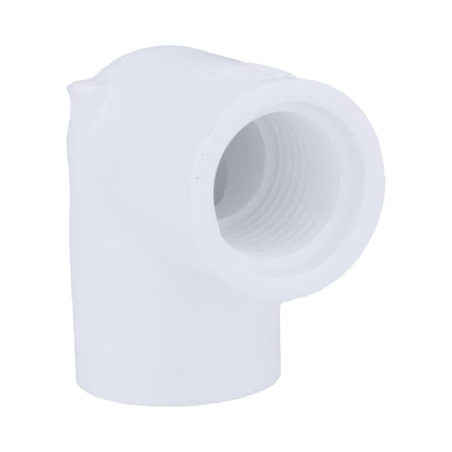 Charlotte Pipe 3/4-in Schedule 40 PVC 90-Degree Elbow with Female Connection