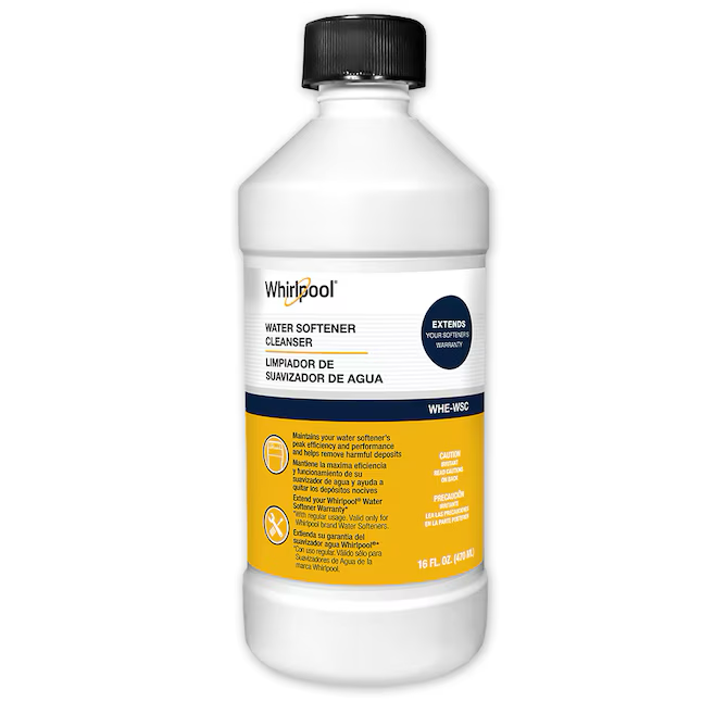 Whirlpool Water Softener Cleanser Formula, White Finish, NSF Safety Listed, Extends Warranty up to 10 Years, 1 Pack