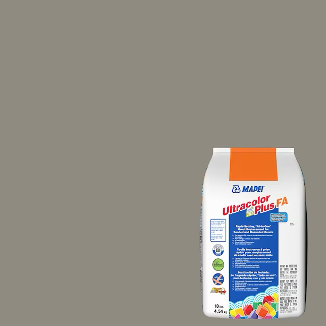 MAPEI Ultracolor Plus FA Pewter #5002 All-in-One-Fugenmörtel (10 lb)