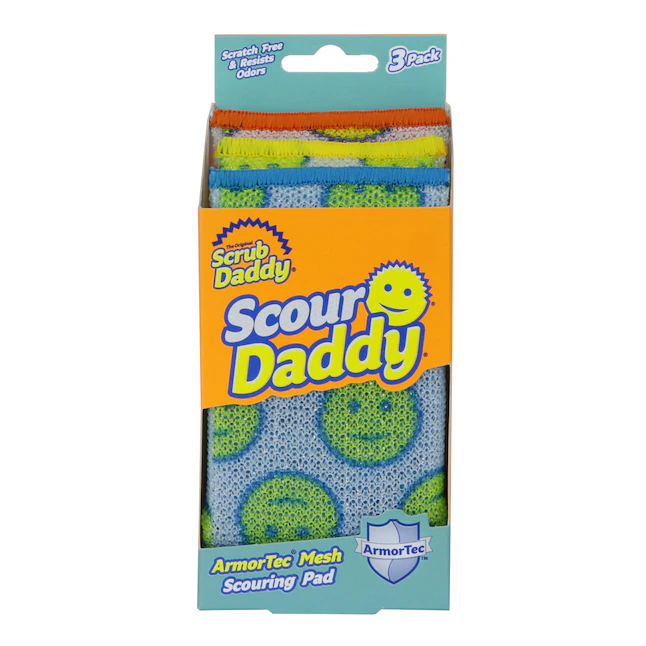 Scrub Daddy Scour Daddy 3-Pack Polymer Foam Scouring Pad